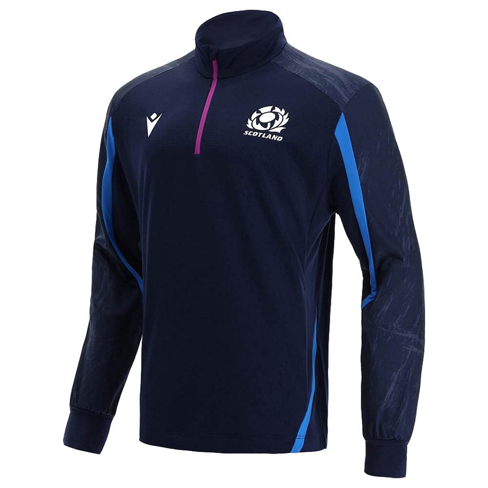 Macron scotland rugby 2021/22 polarfleece, Blue, XXL