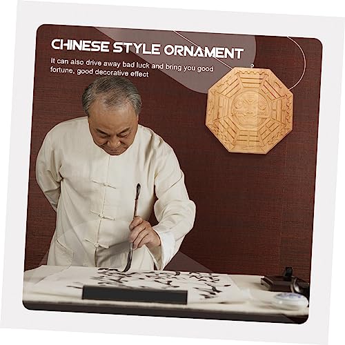 Cabilock Espelho De Fofoca Tai Chi 5 Peças Ornamento Chinês Ornamento Bagua Chinês Presentes De Casa