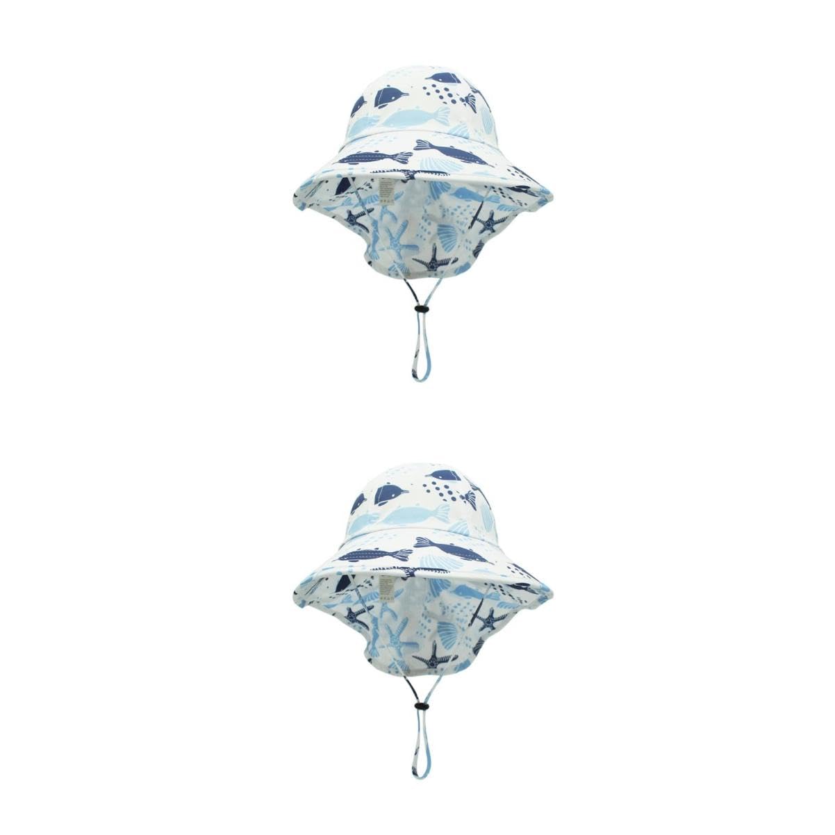 BESTYASH Parasol Revestimientos Sombrero De Playa Infantil Hermético Equipo Gorro De Verano para Auto Sombrero para El Sol con Protección UPF 50+ Balancín Gratén Ancla Limpiar