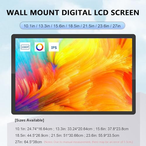 Reklamowy wyświetlacz LCD do sklepów detalicznych, inteligentny odtwarzacz wideo z podzielonym ekranem i ustawieniami timera 24/7, zdalne zarządzanie treścią przez Wi-Fi, automatyczna pętla 15.6in