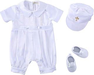 Bow Dream Baby,Clothing,Baby Boys 0-24m,Christening Gowns & Clothing Bow Dream Baby Boy's 3 Pcs Set Christening Baptism Outfits
