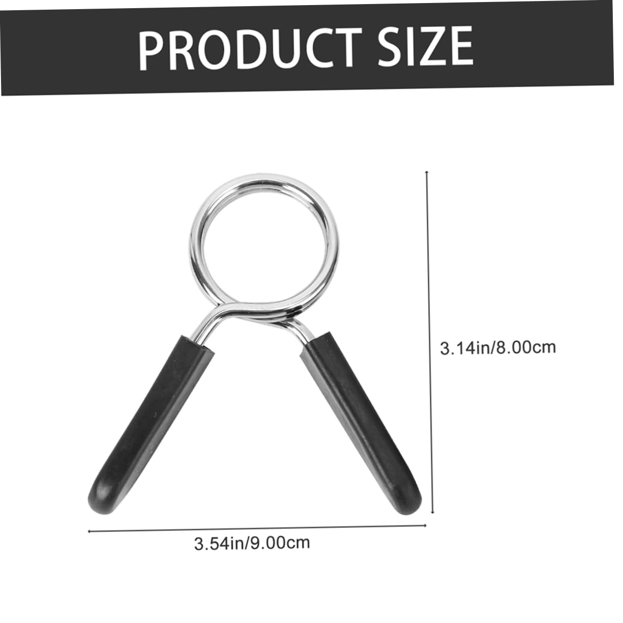 POPETPOP 5Pcs Wear Resistant Portable Barbell Clips Durable Weight Collars for Secure Weight Plates for Gym Workouts and Strength Training