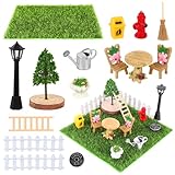 【Hochwertiges Material】:Miniatur garten zubehör ist aus hochwertigem Material gefertigt, sicher und ungiftig, leicht und langlebig, langlebige Farbe, nicht leicht zu brechen oder zu verblassen, kann lange gespielt werden, DIY Enthusiasten sind herzlich willkommen, es zu verwenden. Sie können auch sicher sein, dass Ihre Kinder unsere Produkte verwenden.