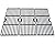 Direct store Parts DC115 Porcelain Cast Iron Cooking grid Replacement Charbroil, Kenmore, Centro,Broil King,Costco Kirkland,K Mart,Master Chef Gas Grill