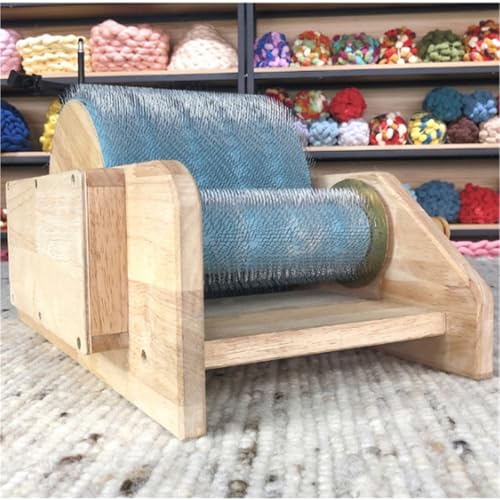 Hand Drum Carder for Wool Processing