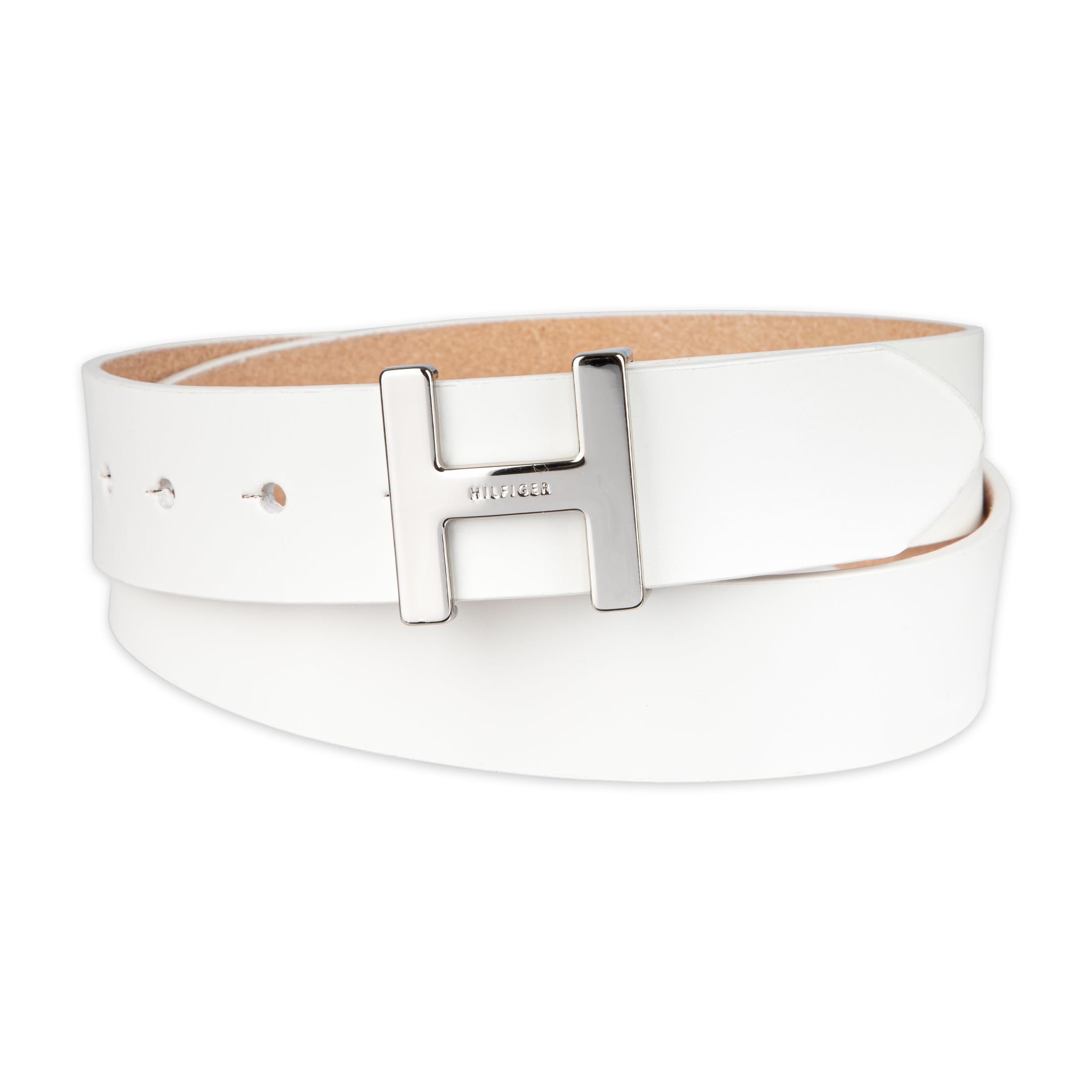 Tommy Hilfiger H Monogram Belt White