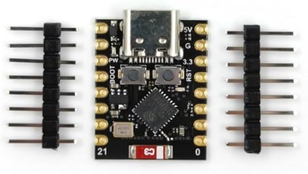ESP32-C3 Super Mini Geli tirme Kart , WiFi ve Bluetooth, Type-C USB, 4MB Flash, 400KB PSRAM, 160MHz