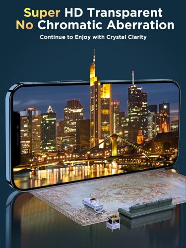 Invoibler 3 Pack Screen Protector Compatible With Iphone 12/12 Pro, Iphone 12/12 Pro Screen Protector Tempered Glass, 6.1 Inch [Hd Clear] [Anti-Scratch] [Case Friendly] [Bubble Free], #TOP4