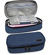 Gloppie Pencil Case, Zipper Pencil Pouch, Pencil Box Pen Case, Back to School Supplies, Blue