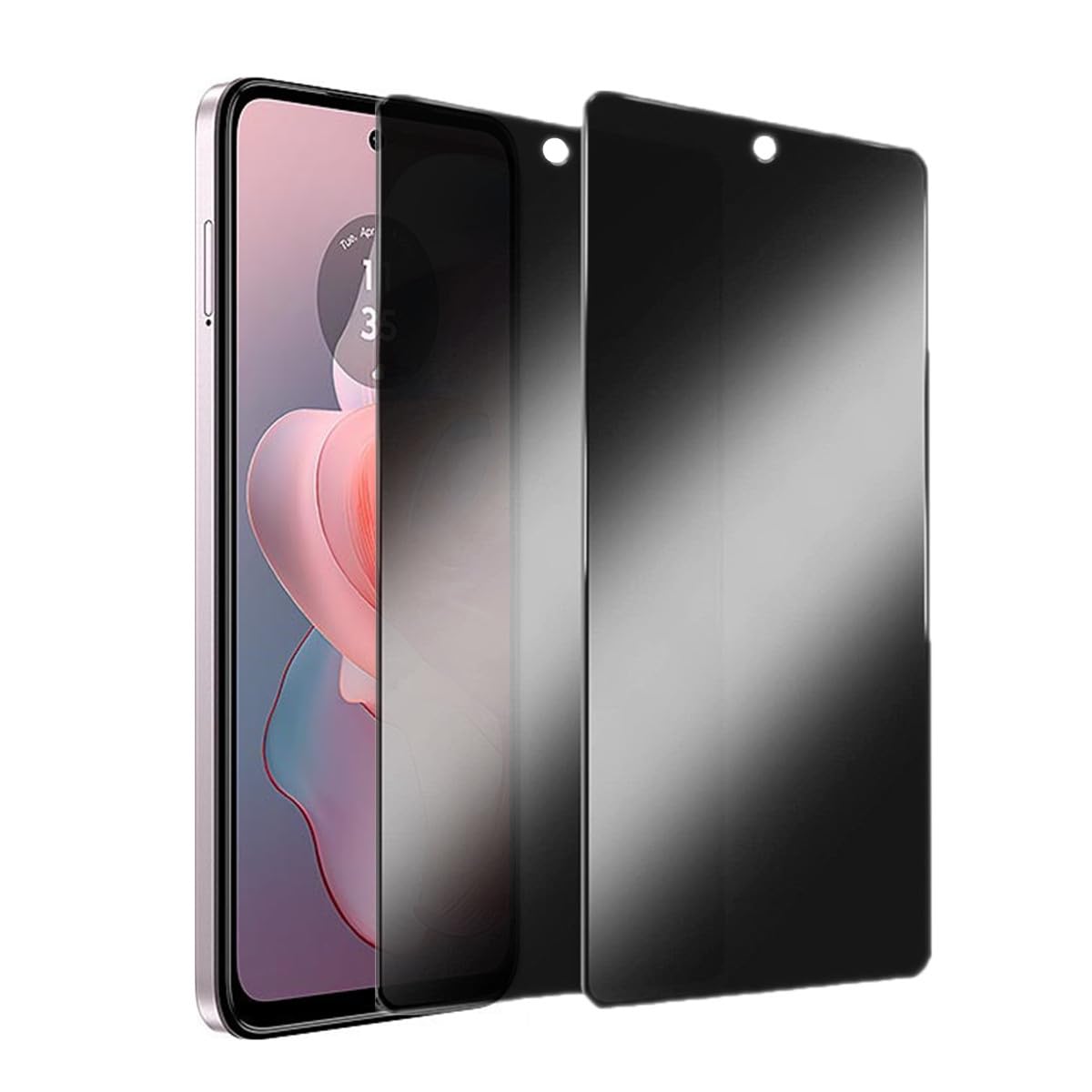 AISELAN for Motorola Moto G Power (2024) Privacy Screen Protector, [2-PACK] Anti-spy Anti-Peeping Protective Tempered Glass for Motorola Moto G Power