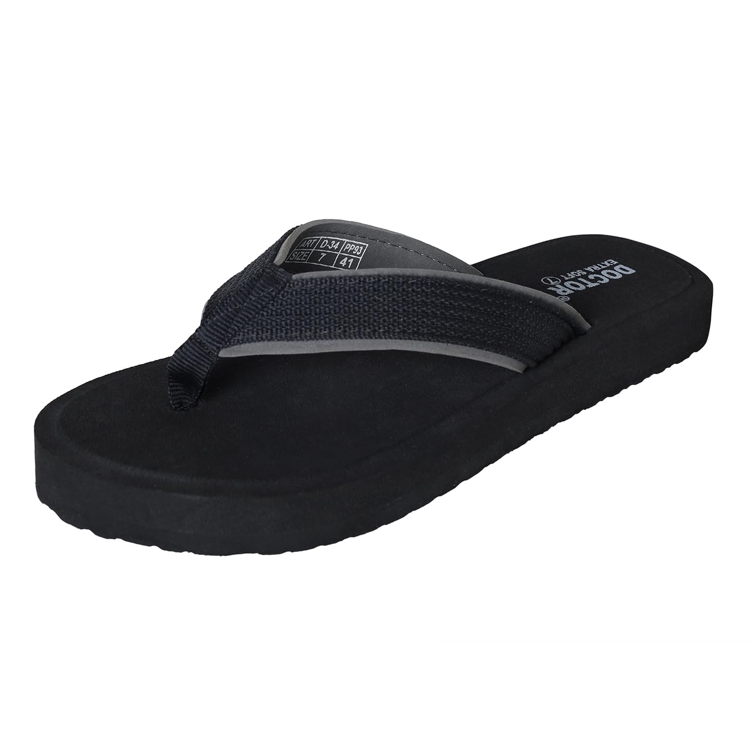 Doctor Slippers for Men's Orthopedic Diabetic Non-Slip Lightweight Durable Cushion Comfortable Flat Mcr Casual Stylish Dr Chappals and House Flip flops For Gent's and Boy’s D-34-image-44
