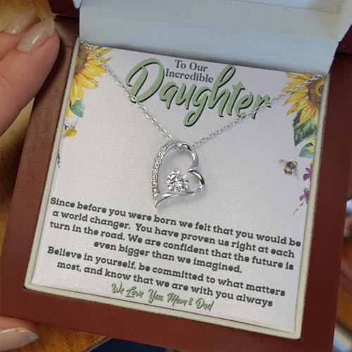 Mom's Gift: Daughter Necklaces With Light Box - Birthday & Christmas Idea2
