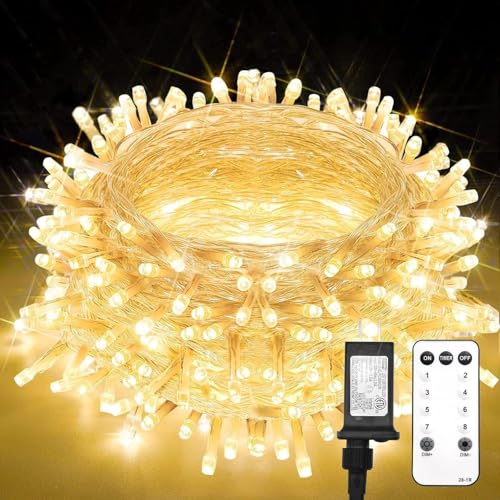 suddus Indoor Christmas Lights with Remote, Warm White...