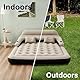 RAPTAVIS King Size Luftmatratze Schlafsofa mit Kopfteil und Kissen, aufblasbares Bett für Outdoor Übernachtung