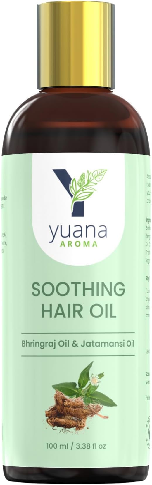 Aroma Soothing Hair Oil | Improve Scalp Health | Reduce Premature Greying, Dandruff, Hairfall - 100% Natural - with Bhringraj, Jatamansi, Nagarmotha Oils | 100 ml