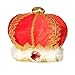 Produktbild Boland 01237 - Hut König, Krone, Krönung, Zeremonie, Rot, Samt, weich, gold, Edelsteine, Karneval, Halloween, Fasching, Mottoparty, Verkleidung, Theater, Accessoire