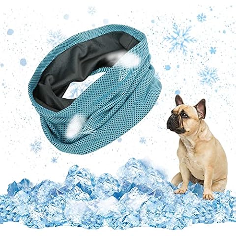 EKKONG Hunde halstücher Kühlend,Kühlhalsband für Hunde Cover