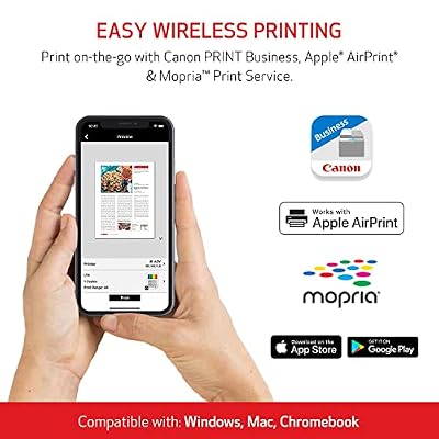 Canon imageCLASS MF656Cdw - Wireless Duplex Color Laser Printer, All-in-One with Copier, Scanner, Fax, Auto Document Feeder, Mobile Ready, 22 PPM, White