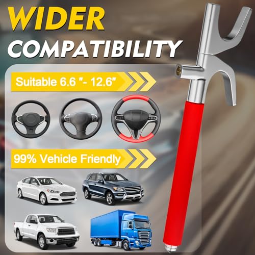image for MONOJOY Steering Wheel Lock Universal Security Car Lock Anti-Theft Car