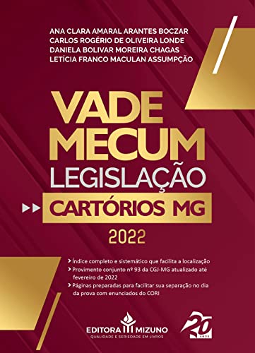 Vade mecum – Legislação – Cartórios/MG:
