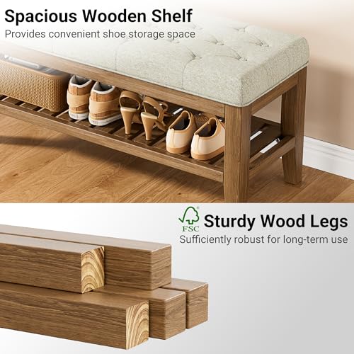 Luxury Upholstered Accent Bench