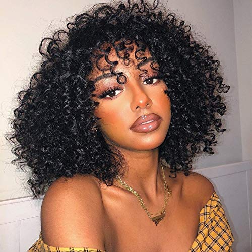 Brazilian Virgin Kinky Curly Human Hair 3 Bundles 12 14 16 Inches 100% Unprocessed Human Remy Hair Weft Extensions Natural Color