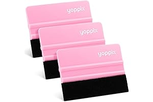 Pink Felt Squeegee - 3-Pack Vinyl Applicator Tool