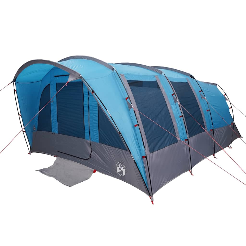 Tunnel-Familienzelt 8 Personen Familienzelt Eingang Campingzelt Groß Geräumig Wasserdicht Ideal für Campen & Festival Wasserdicht