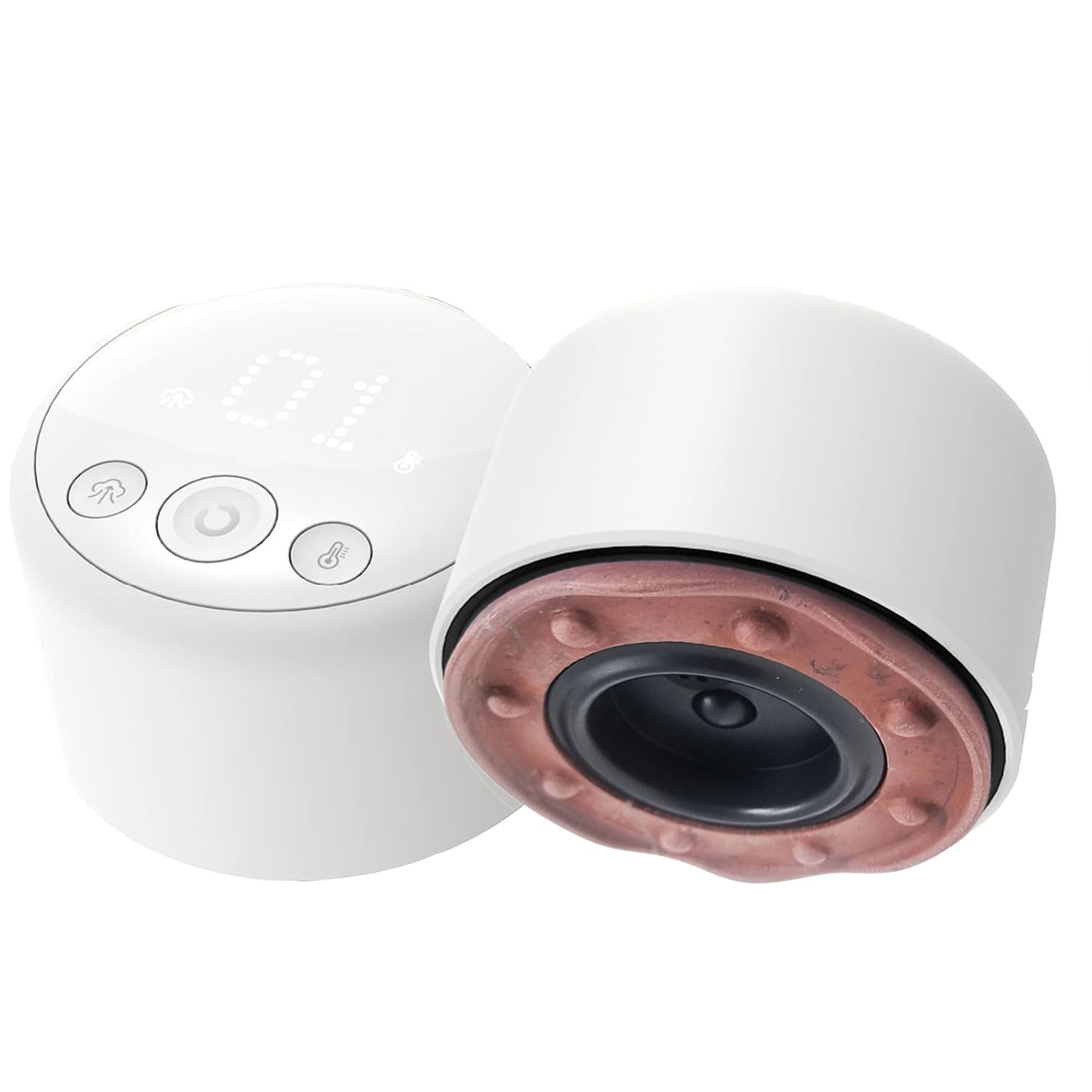 Rechargeable Electric Cupping Therapy Massager Negative Pressure Natural Red Bian Stone, 6 Levels Heat Vibration for Tight Muscles Stiff Joints Pain Relief, Knots, Aches, Muscle Spasm Poor Circulation