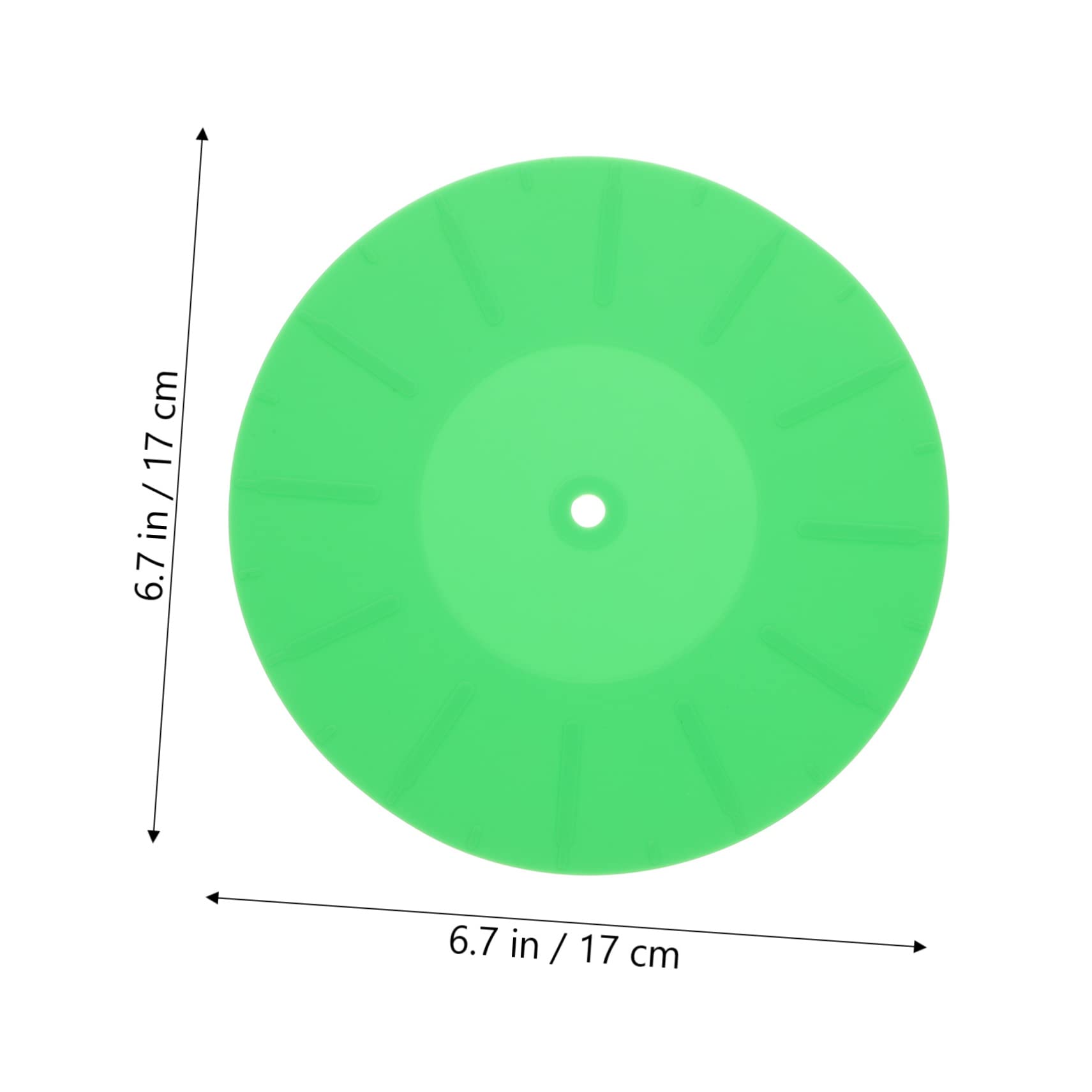 Yardwe Vinyl Record Mat Static Silicone Turntable Slipmat Pad for Record Player Shock Absorption and Scratch Prevention Durable and Comfortable Material