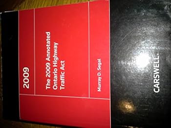 Paperback The 2009 Annotated Ontario Highway Traffic Act Book