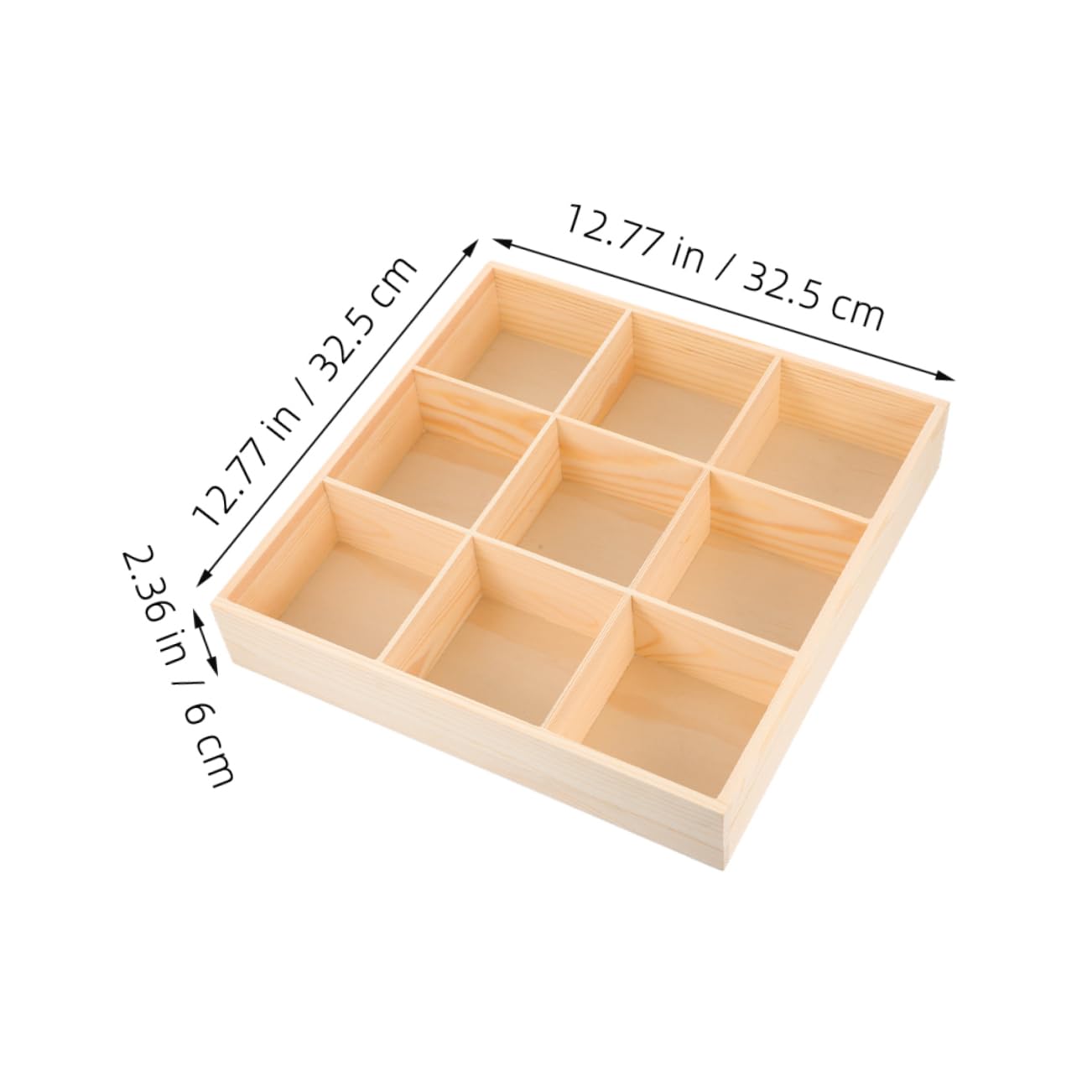 Organizzatore Per Cassetti Da 2 Pezzi: Scatola Portaoggetti A 9 Scomparti Per Calzini, Cravatte E Biancheria Intima - Scatola Divisoria Per L'organizzazione Armadi E