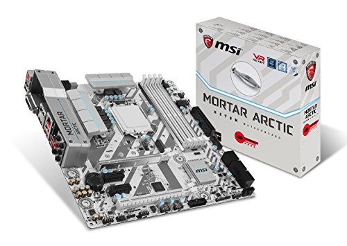 MSI Gaming Intel H270 DDR4 HDMI USB 3 CrossFire micro-ATX Motherboard (H270M MORTAR ARCTIC)