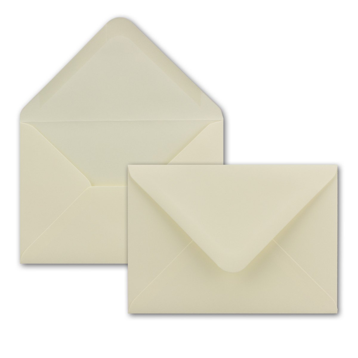 700 x koperty DIN C6 – 11,4 x 16,2 cm – z klejeniem na mokro – kolor: kremowy – gramatura: 100 g/m² – marka: NEUSER PAPIER