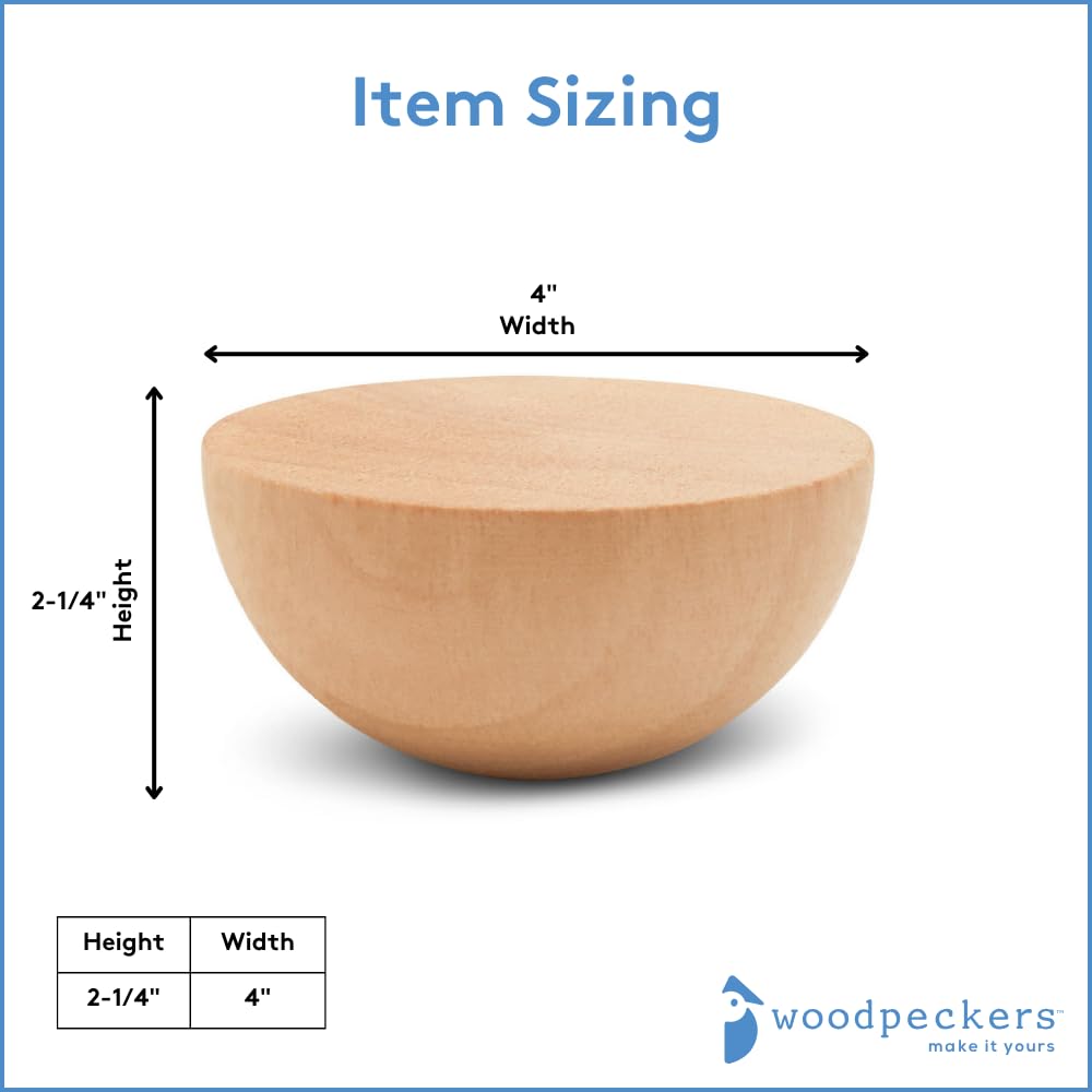 Wooden Split Balls - Crafting & DIY Wreaths -2