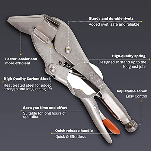 Kseibi 141360 Sheet Metal Clamp Locking Plier, 10-Inch #TOP1