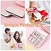 QURIPE 7pcs Manicure Set, Nail Clippers Kit, Stainless Steel Manicure Kit, Nail Clipping Tools Portable Travel Grooming Kit, The Best Gift with Luxurious Case(Rose Gold)