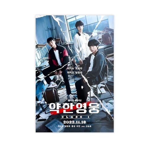 Weak Hero Class 1 Canvas Print 1 Canvas Poster Bedroom Decor Landscape Office Room Decor Gift Unframe: Unframe:12x18inch(30x45cm)