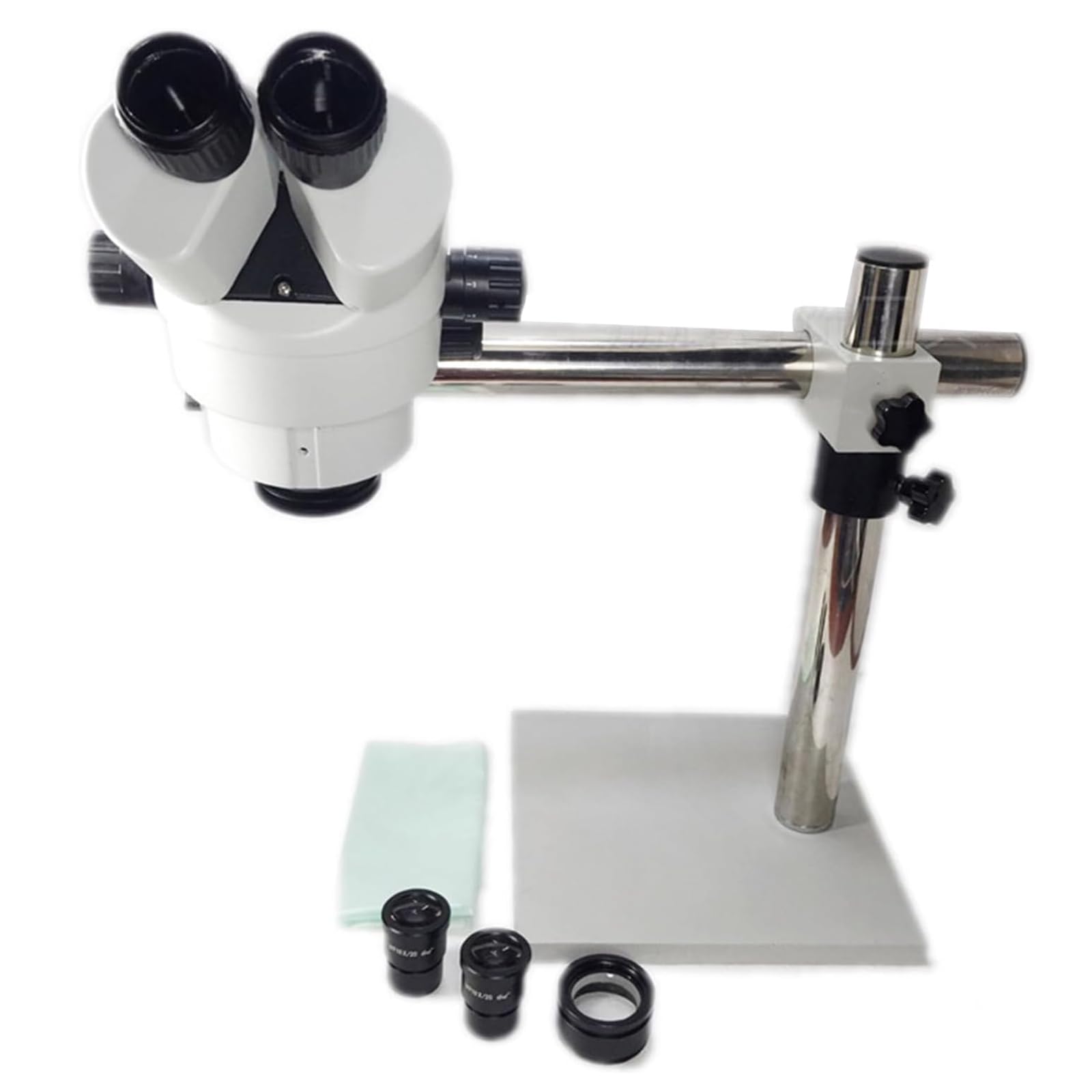 Microscopio Profesional para Joyería, Lupa Multidireccional con Microincrustaciones, Brazo Flexible Y Espejo WF10*/20, Aumento De 7X-45X Y Campo Claro, para Fotografía Y Gemología