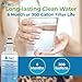 Tier1 ADQ36006101 Refrigerator Water Filter 3-pk | Replacement for LG LT700P, ADQ36006102, Kenmore 46-9690, 469690, ADQ36006101-S, WSL-3, FML-3, RFC1200A, Fridge Filter