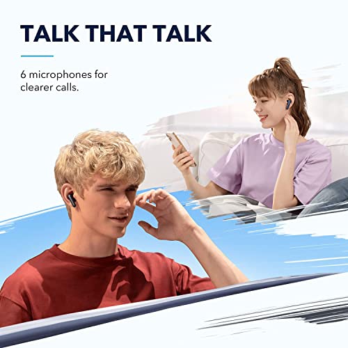 Soundcore By Anker Life P3 Noise Cancelling Earbuds, Ultra Long 50H Playtime, Fast Charging, Big Bass, Multi-Mode Noise Cancelling, Ai-Enhanced Calls, Wireless Charging, App Control, Bluetooth 5.2 #TOP3