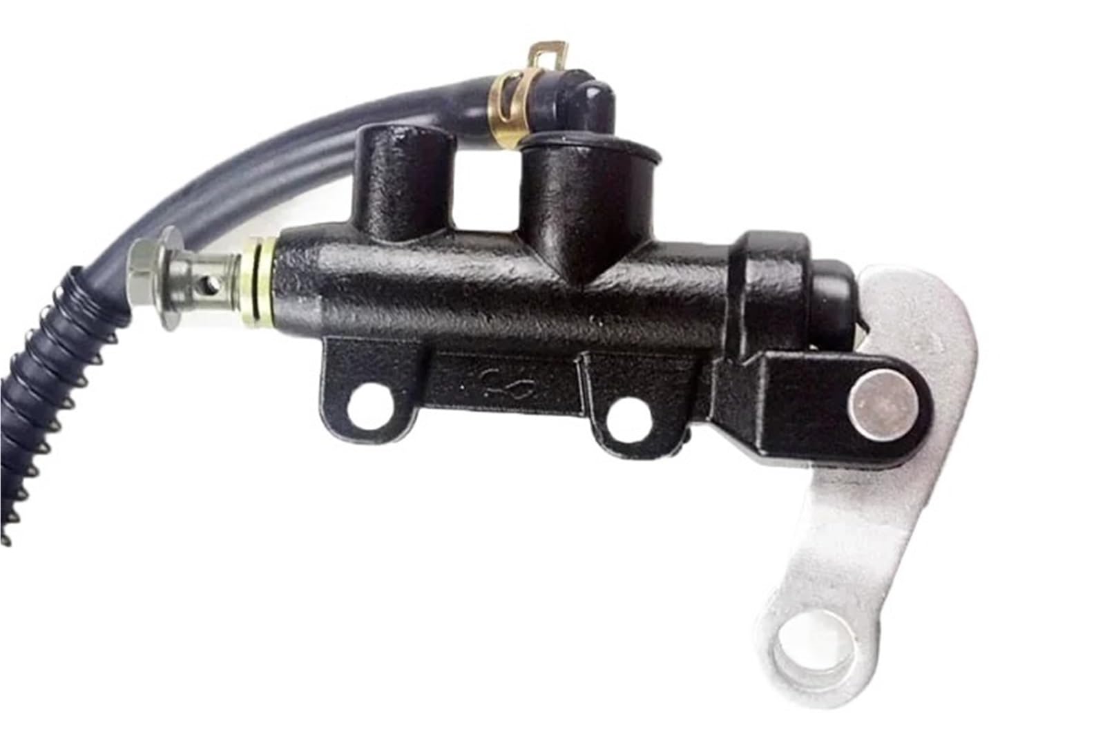 Haysxvr 13Cm D Kit Hub Brake Pump Modified Hydraulic Rear Disc Motorcycle Fit For Upper Lower Calipers Overall Installation Forward Brake Pump(13Cm D)