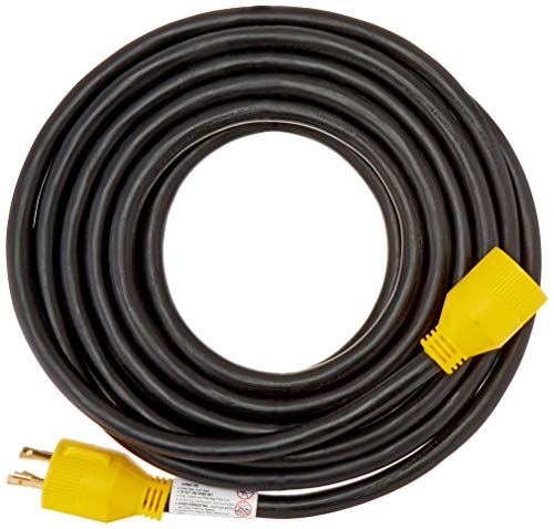 ClearMax 25 ft Generator Cord, 4 Prong Heavy Duty Power Extension Cord with Twist Lock Connector Plug, ETL Approved, 10AWG Wire, 30 Amps, Up to 7500 Watts 125V/250V AC