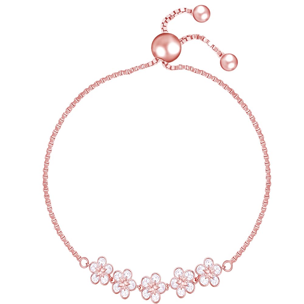 GIVA 925 Silver Rose Gold Floral Lover Bracelet, Adjustable | Gifts for Women and Girls | With Certificate of Authenticity and 925 Stamp | 6 Months Warranty* (B0CMDH1CP5) Amazon Price History, Amazon Price Tracker