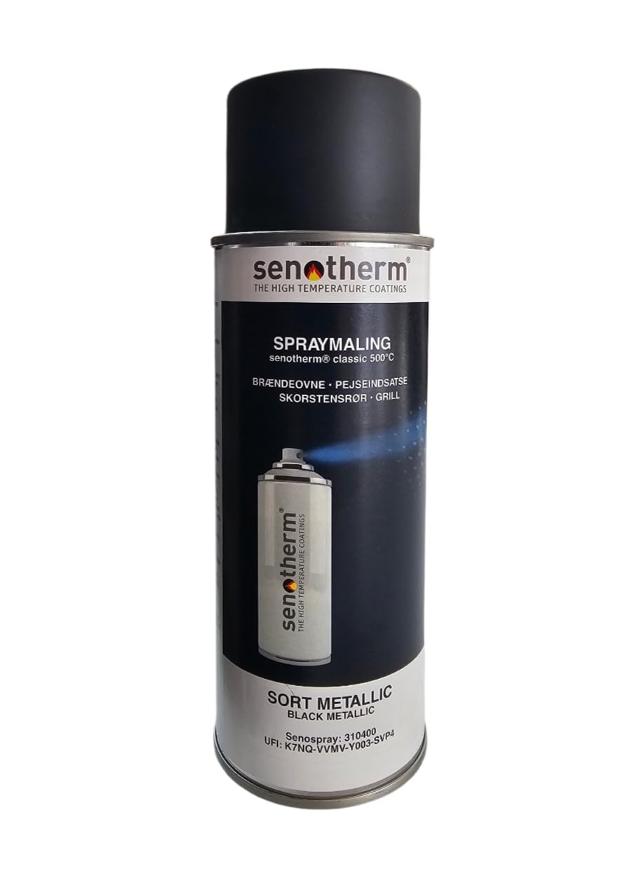 ofenfarbe ofenspray métallisé 400 ml, noir