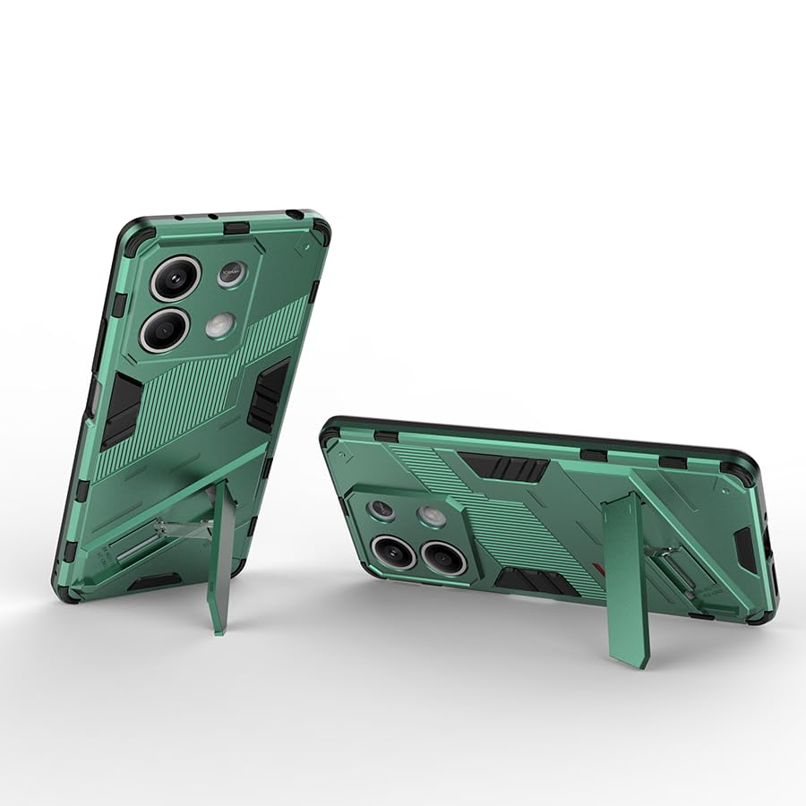 WOKEZ 360° skyddsfodral för Xiaomi Redmi Note 13 5G - Grön