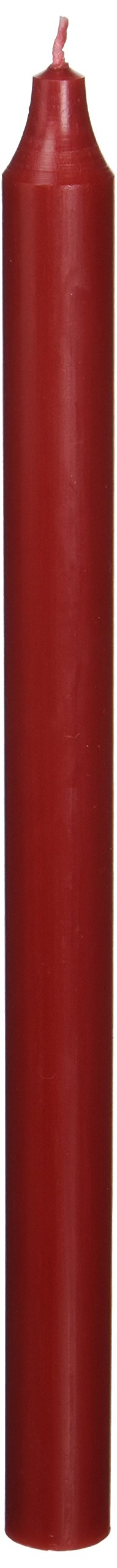 Northern Lights Candles2 Piece Premium Taper Candle, 12", Crimson