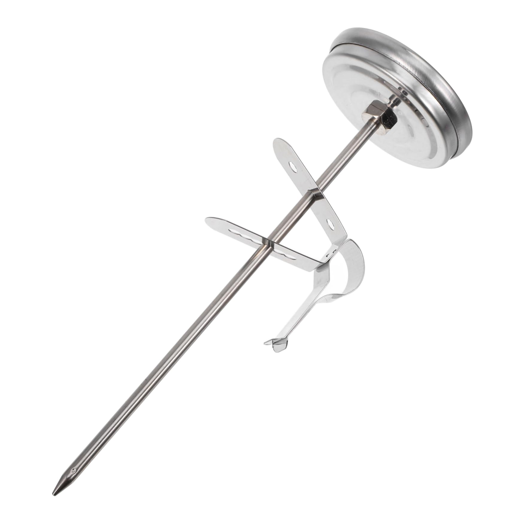 OUNONA 304 Stainless Steel Milk Thermometer Probe Instant Read Thermometer Clip for Kitchen Beverage