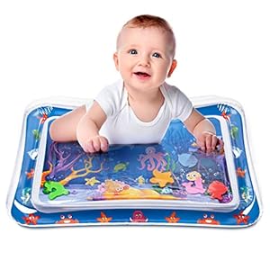 Yeeeasy Tummy Time Water Mat 丨Water Play Mat for Babies Inflatable Tummy Time Water Play Mat for Infants and Toddlers 3…