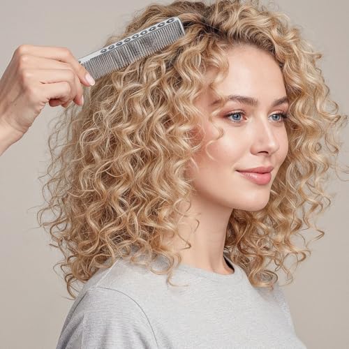 2 Peines de Aluminio para Peinar y Cortar Cabello miniatura 7
